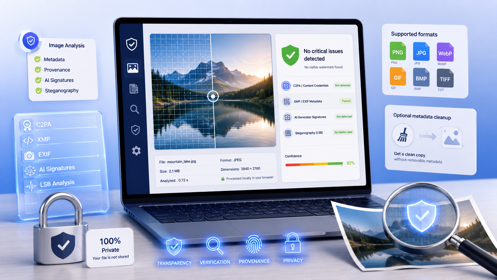 New tool: Image Watermark Detector — find out if a photo was made by AI