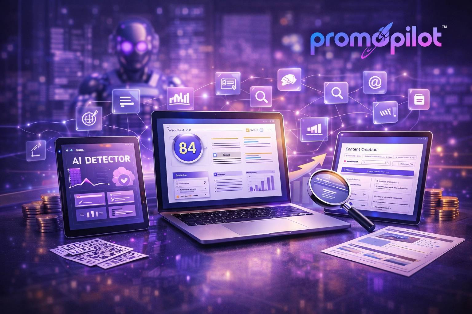 75+ darmowych narzędzi SEO: audyt strony, detektor AI, generator artykułów i więcej